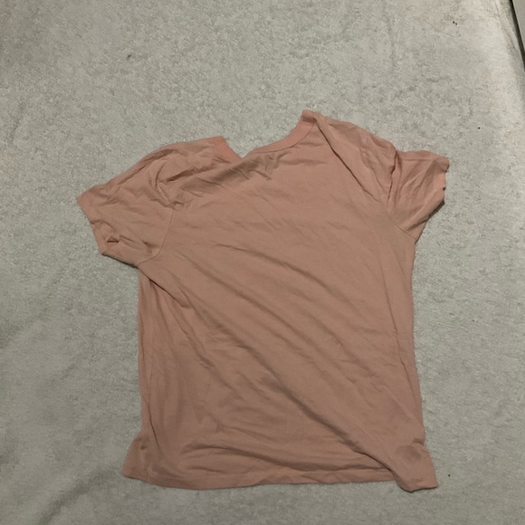 Zoe+Liv, coral-colored graphic tee. - Picture 2 of 3